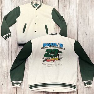 VTG 90s Men’s Fruit of the Loom Pro-Am Musky Classic WI Varsity Jacket Size L